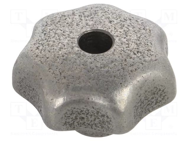 Knob; Ø: 40mm; cast iron; Ømount.hole: 8mm; DIN 6336 ELESA+GANTER DIN6336-GG-40-B8-B