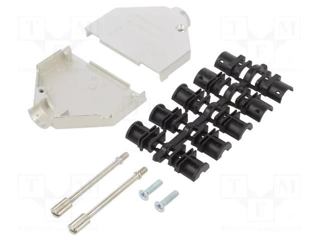Enclosure for connectors: D-Sub; D-Sub 25pin,D-Sub HD 44pin ENCITECH DTZK25-M3-K