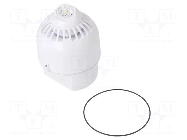 Signaller: lighting-sound; 17÷60VDC; horn,flashing light; LED KLAXON SIGNALS ESC-5001