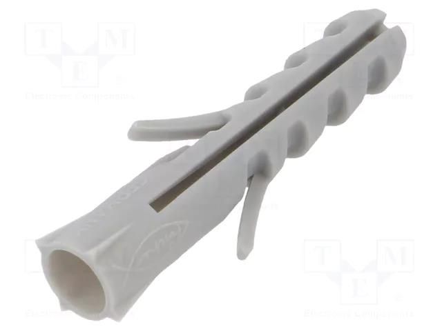 Plastic anchor; without screw; 6x30; S; 200pcs; 6mm FISCHER FISCHER-50125