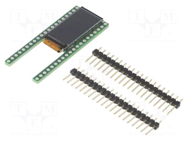 Display: TFT; 0.96"; 160x80; Illumin: LED; Dim: 51x21x2.8mm; RGB DISPLAY VISIONS EARAPICOTFT009