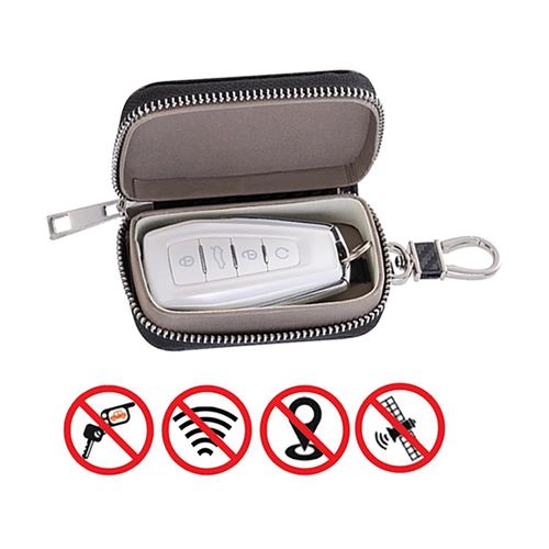 Anti-theft Car Key Case Blocking Radio Waves Faraday Box Faraday Cage Black, Hurtel 5907769344862 5907769344862