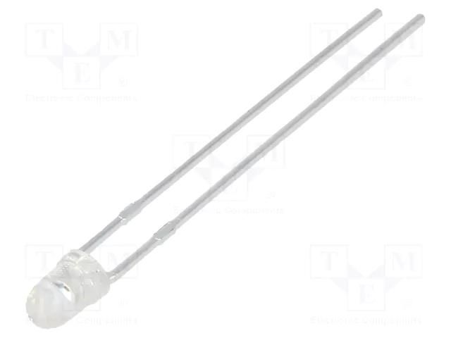 LED; red; 3mm; 1300÷2700mcd; 30°; Front: convex; 1.95÷2.5VDC KINGBRIGHT ELECTRONIC L-934SURCK