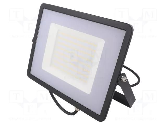Lamp: LED flood light; 220/240VAC; 100W; neutral white; 100°; IP65 V-TAC 3800157680653
