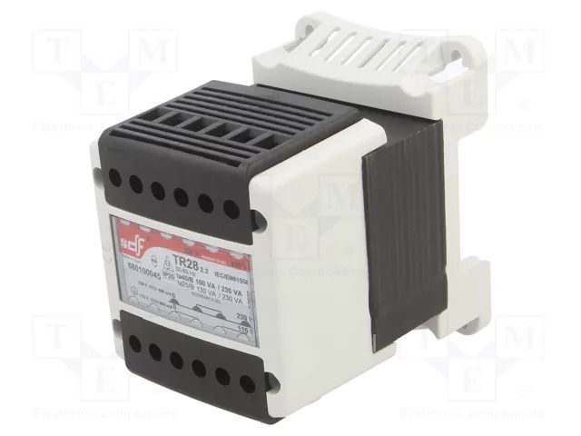 Transformer: mains; 100VA; 230VAC,400VAC; 115V; 230V; IP20 DF ELECTRIC DF-680100045