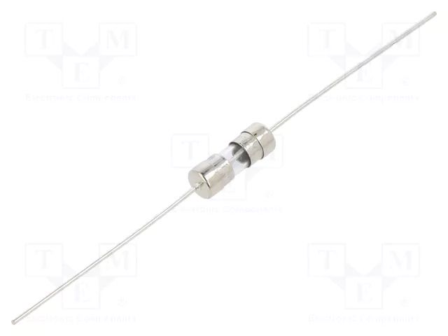 Fuse: fuse; 0.6A; 250VAC; quick blow; cylindrical,glass; 5x15mm BEL FUSE MJS-600-R