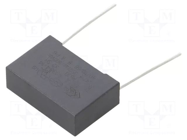 Capacitor: polypropylene; R53; 0.47uF; 800VDC; 350VAC; THT; ±10% KEMET R53BN34705000K