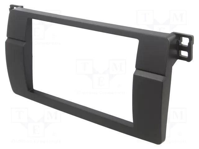 Radio frame; BMW; 2 DIN; black 4CARMEDIA RAM-40.426.1