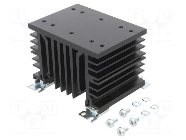 Heatsink: extruded; L: 103mm; W: 112mm; H: 80mm; 0.76K/W; aluminium CARLO GAVAZZI RHS112AD