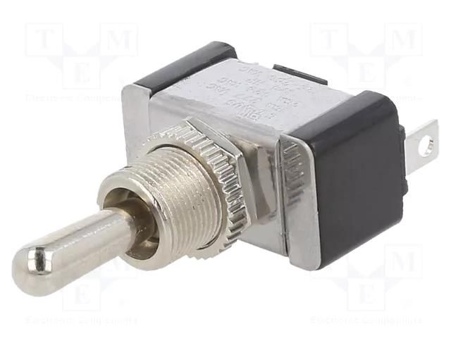 Switch: toggle; Pos: 3; SPDT; (ON)-OFF-(ON); 21A/14VDC; TA/TA2; 50mΩ SWITCH COMPONENTS TA2-1G-DC-5