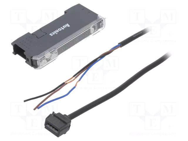Sensor: optical fiber amplifier; NPN; IP40; Connection: cables; 2m AUTONICS BF5R-D1-N