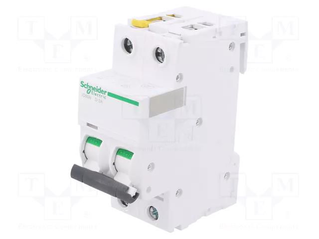 Circuit breaker; 400VAC; Inom: 3A; Poles: 2; for DIN rail mounting SCHNEIDER ELECTRIC A9F05203