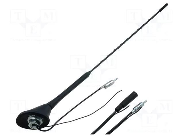 Antenna; car top; 0.41m; AM,FM; 5m PER.PIC. A00004