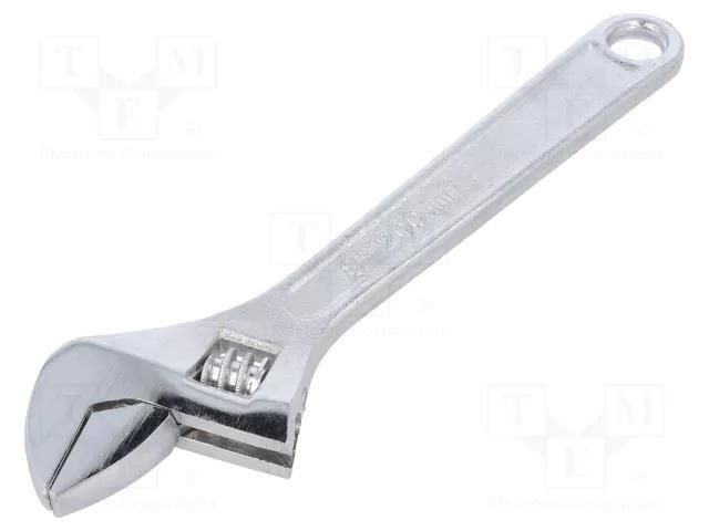 Wrench; adjustable; 200mm; Max jaw capacity: 25mm PG TOOLS PG-T210