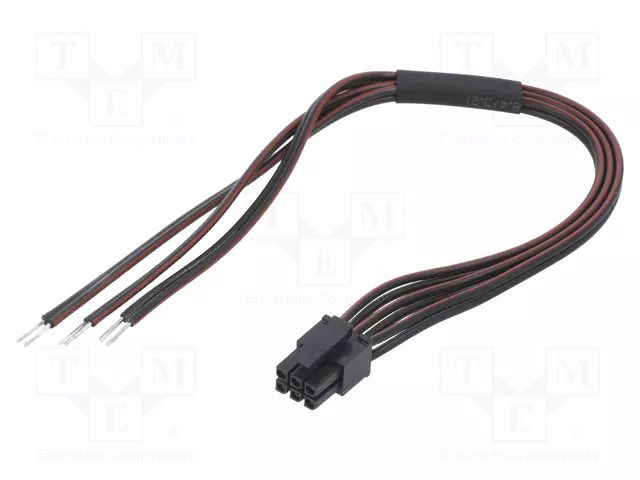Cable; cables,female; PIN: 6; 0.6m; 4A; Insulation: PVC; TLYp ESPE KABX-6PFS-L600