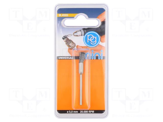 Brush; 5mm; Ø: 2.35mm; steel PG MINI PG-M4005