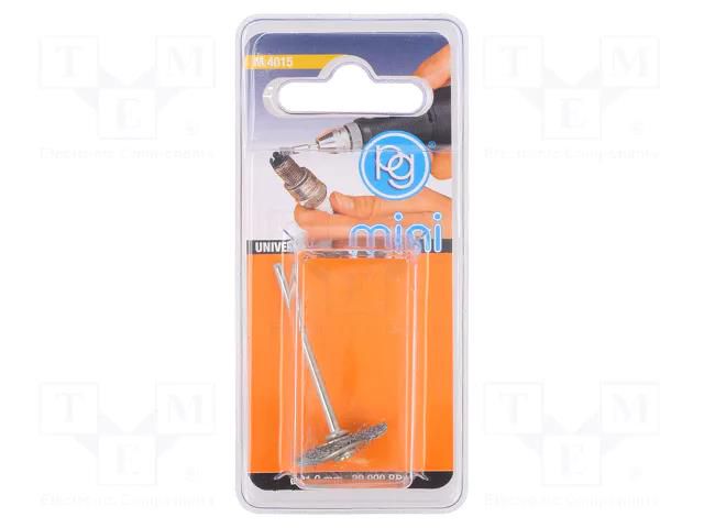 Wheel brush; 21mm; Ø: 2.35mm; steel PG MINI PG-M4015