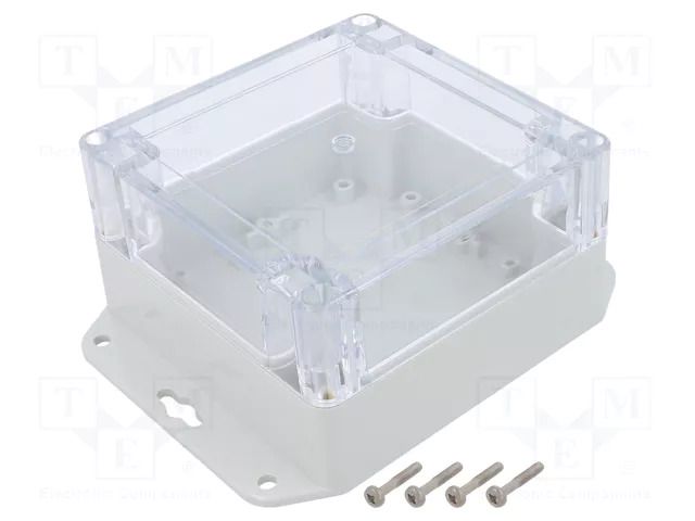 Enclosure: multipurpose; X: 105mm; Y: 105mm; Z: 60mm; ZP; light grey KRADEX ZP10510560UJPH-PC