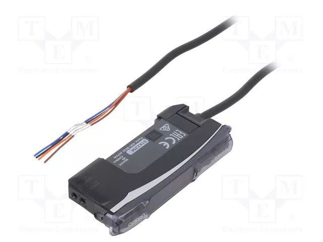 Sensor: optical fiber amplifier; PNP; Connection: cables; 2m OMRON E3NX-FA41AN-2M