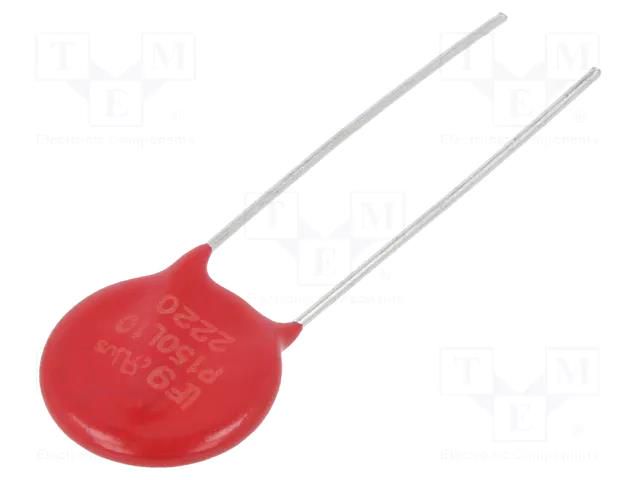 Varistor: metal-oxide; THT; 150VAC; 200VDC; 240V; 4.5kA LITTELFUSE V150LA10AP