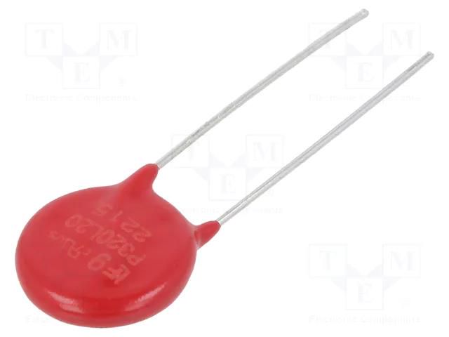 Varistor: metal-oxide; THT; 320VAC; 420VDC; 510V; 4.5kA LITTELFUSE V320LA20AP