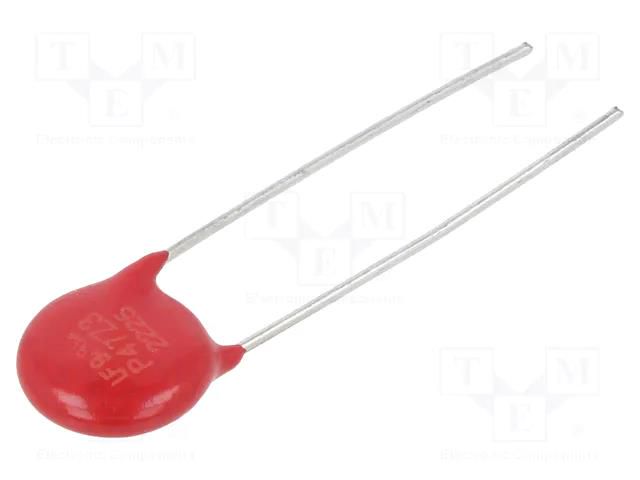 Varistor: metal-oxide; THT; 30VAC; 38VDC; 47V; 500A LITTELFUSE V47ZA3P