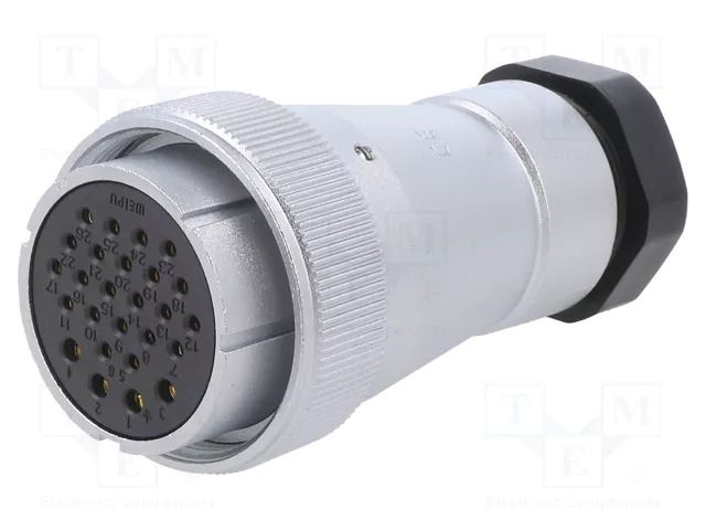 Connector: circular; plug; female; PIN: 26(22+4); IP65; WF40; 500V WEIPU WF40K26TA1
