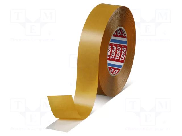 Tape: fixing; W: 38mm; L: 50m; Thk: 0.22mm; double-sided; transparent TESA TESA-51970-38-50M