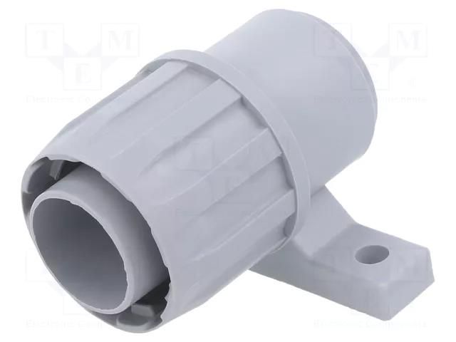 End holder; polypropylene; FlexiGuard FG; -35÷80°C; IP54; grey HELLERMANNTYTON FG27-UH-PP-GY