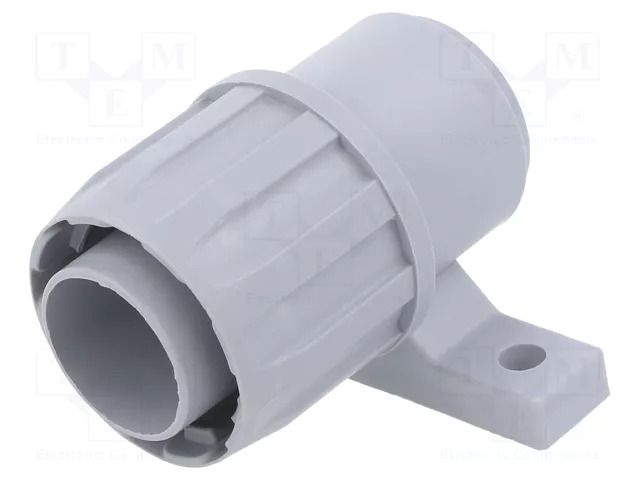 End holder; polypropylene; FlexiGuard FG; IP54; grey; Size: 27 HELLERMANNTYTON FG27-UH-PP-GY