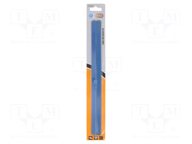Hacksaw blade-set; metal; 300mm; 10pcs. PG TOOLS PG-T633