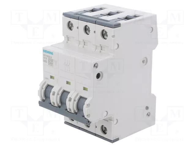 Circuit breaker; 230/400VAC; Inom: 32A; Poles: 3; Charact: B; 6kA SIEMENS 5SY6332-6