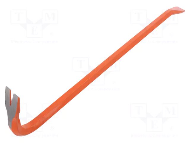 Clamp; L: 450mm; W: 20mm; for nails; tool steel; crowbar AVIT AV-04030