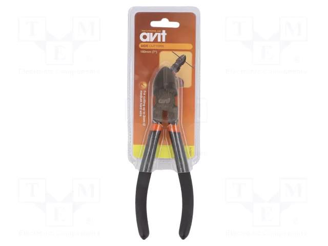 Pliers; side,cutting; 180mm; with side face AVIT AV-06010