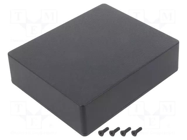 Enclosure: multipurpose; X: 121mm; Y: 145mm; Z: 39mm; 1590W; black HAMMOND HM-1590WXXBK