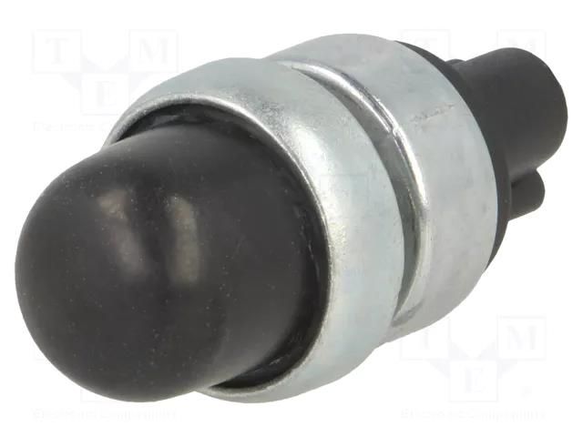 Switch: push-button; Pos: 2; SPST-NO; 60A/12VDC; black; on panel SWITCH COMPONENTS SB-1B-DC-3-B