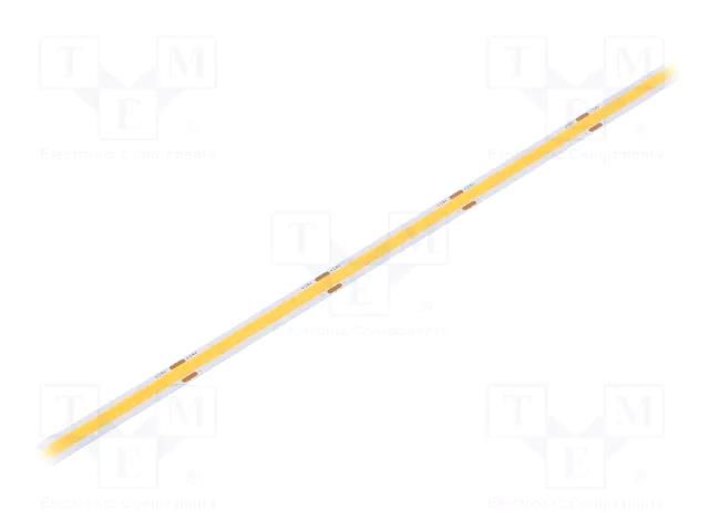 COB LED tape; white warm; LED/m: 320; 8mm; IP20; 8W/m; CRImin: 90 WISVA OPTOELECTRONICS HH-30KG-320GNB-COB