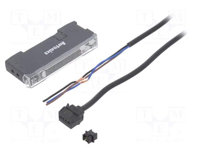 Sensor: optical fiber amplifier; PNP; IP40; Connection: lead; 2m AUTONICS BF5R-D1-P