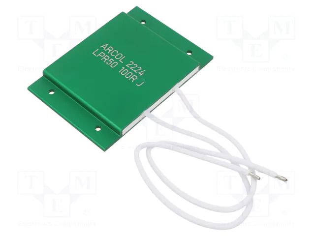 Resistor: power; screw; 100Ω; 50W; ±5%; LPR; 50x75x5.7mm ARCOL LPR50-100R-J