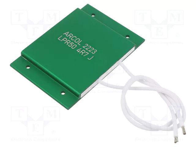 Resistor: power; screw; 4.7Ω; 50W; ±5%; LPR; 50x75x5.7mm ARCOL LPR50-4R7-J
