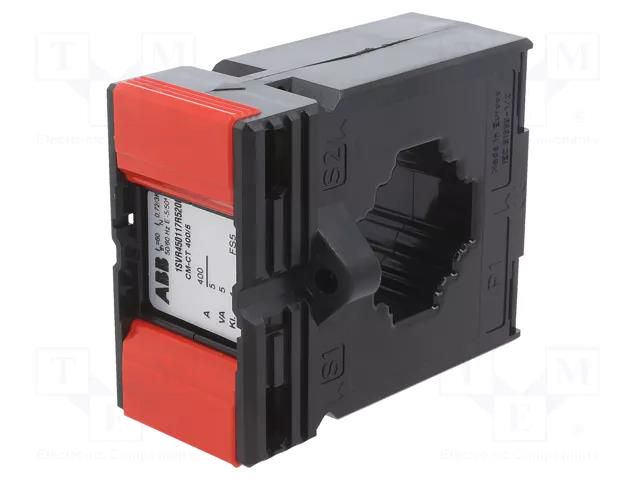 Transformer: current; Iin: 400A; Iout: 5A; 1@max5VA; Øint: 26mm ABB CM-CT-400/5