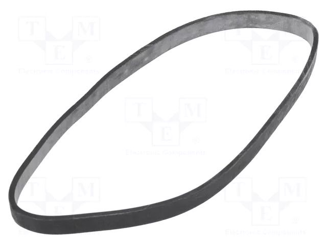 Rubber bands; ESD; 127x6.4mm; Thk: 1.6mm; 135pcs; black; <1MΩ EUROSTAT GROUP ERS-701016016