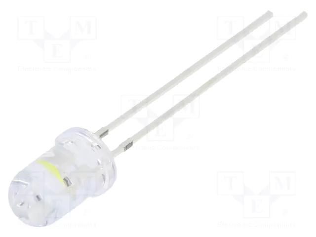 LED; blue/white cold; 5mm; blinking; 1560÷2180mcd,7000÷8400mcd OPTOSUPPLY OSBWDF5A31A