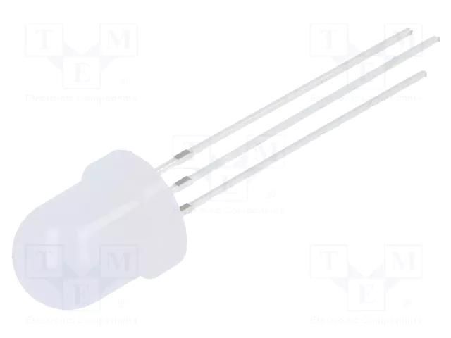 LED; red/green; 7.8mm; 30°; Front: convex; 3÷15VDC; No.of term: 3 OPTOSUPPLY OSRPMC8162A-VV