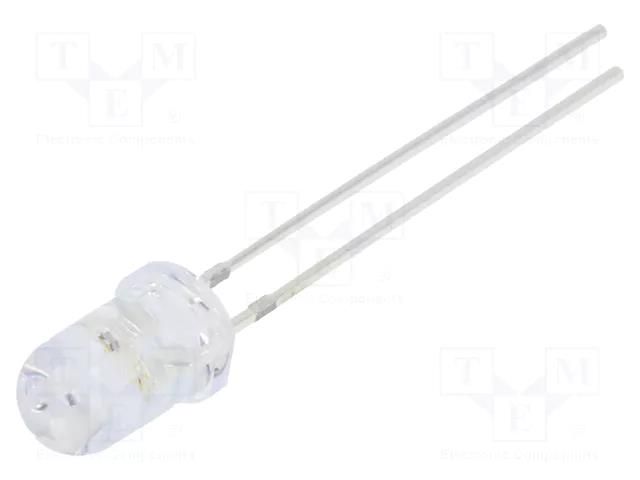LED; yellow/blue; 5mm; blinking; 1560÷2180mcd,3000÷4200mcd; 30° OPTOSUPPLY OSYBMF5A31A