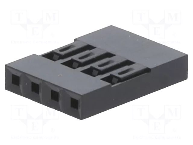 Connector: pin strips; plug; male/female; PIN: 4; Mini-PV™; 2.54mm AMPHENOL COMMUNICATIONS SOLUTIONS 65039-033LF