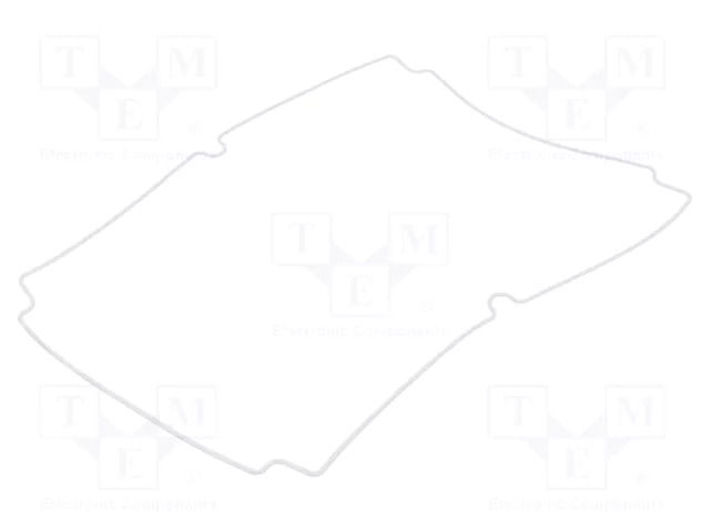 Gasket; Gasket material: silicone GAINTA P2018SEAL
