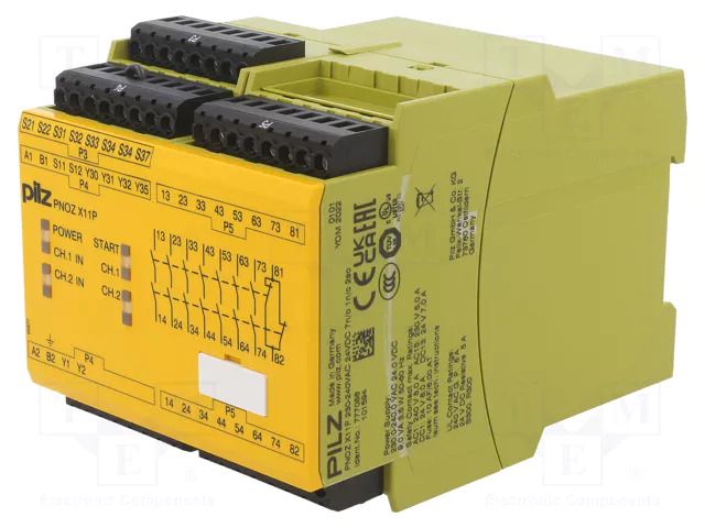 Automation module: safety relay; Usup: 230÷240VAC; Usup: 24VDC PILZ PZ-777086