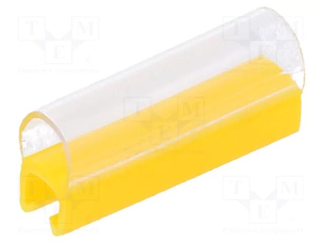 Markers; Marking: empty; 2.4÷3mm; PVC; yellow; -30÷60°C; push-in PARTEX PTC10015A4