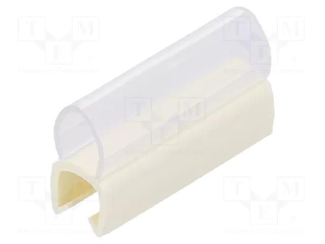 Markers; Marking: empty; 3÷4mm; PVC; white; -30÷60°C; push-in PARTEX PTC20015A9